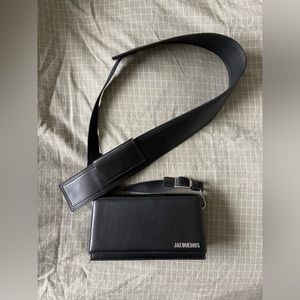 Jacquemus - Men's Black Le Bambino Homme Leather Bag